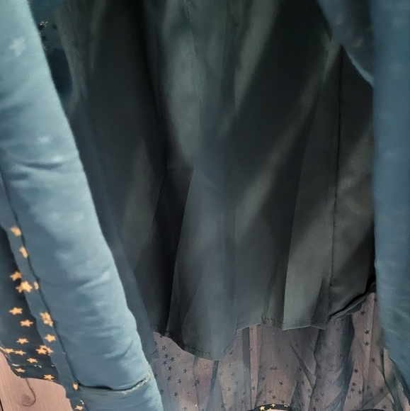 Bloomchic Green & Gold Glitter Star Print Longsleeve Dress - Picture 5 of 10